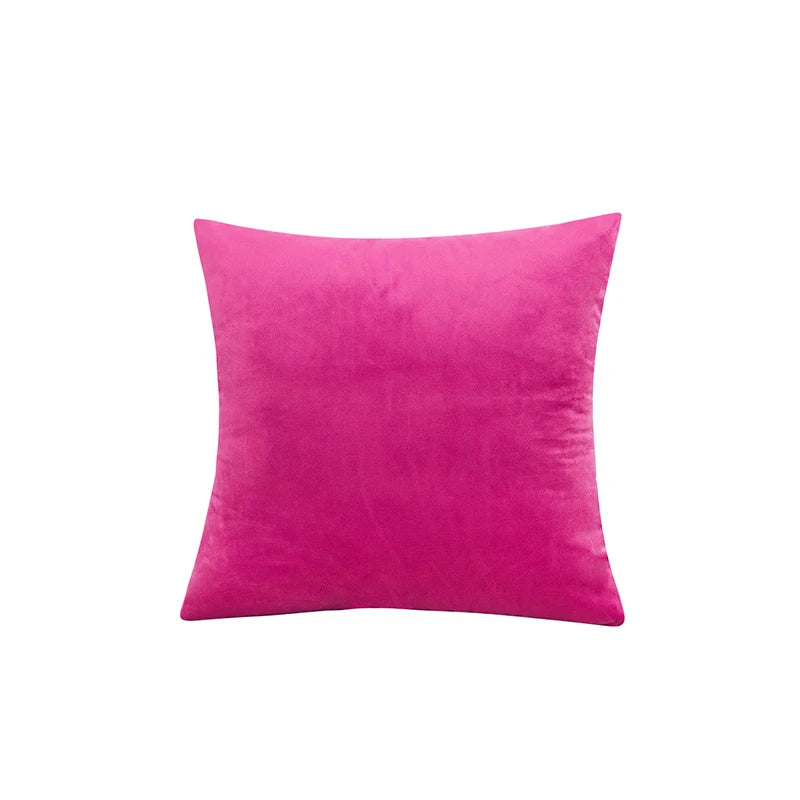 Pink pillow on a white background