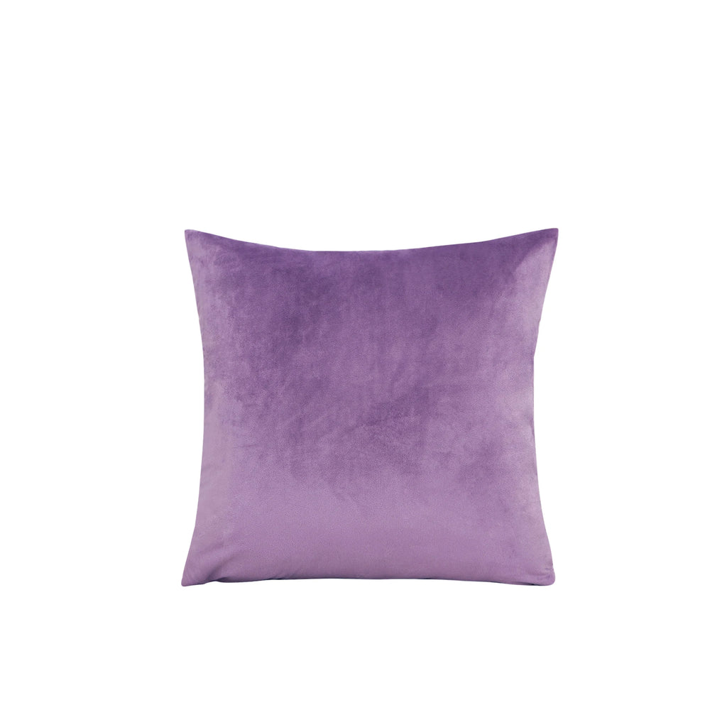 Purple pillow on a white background