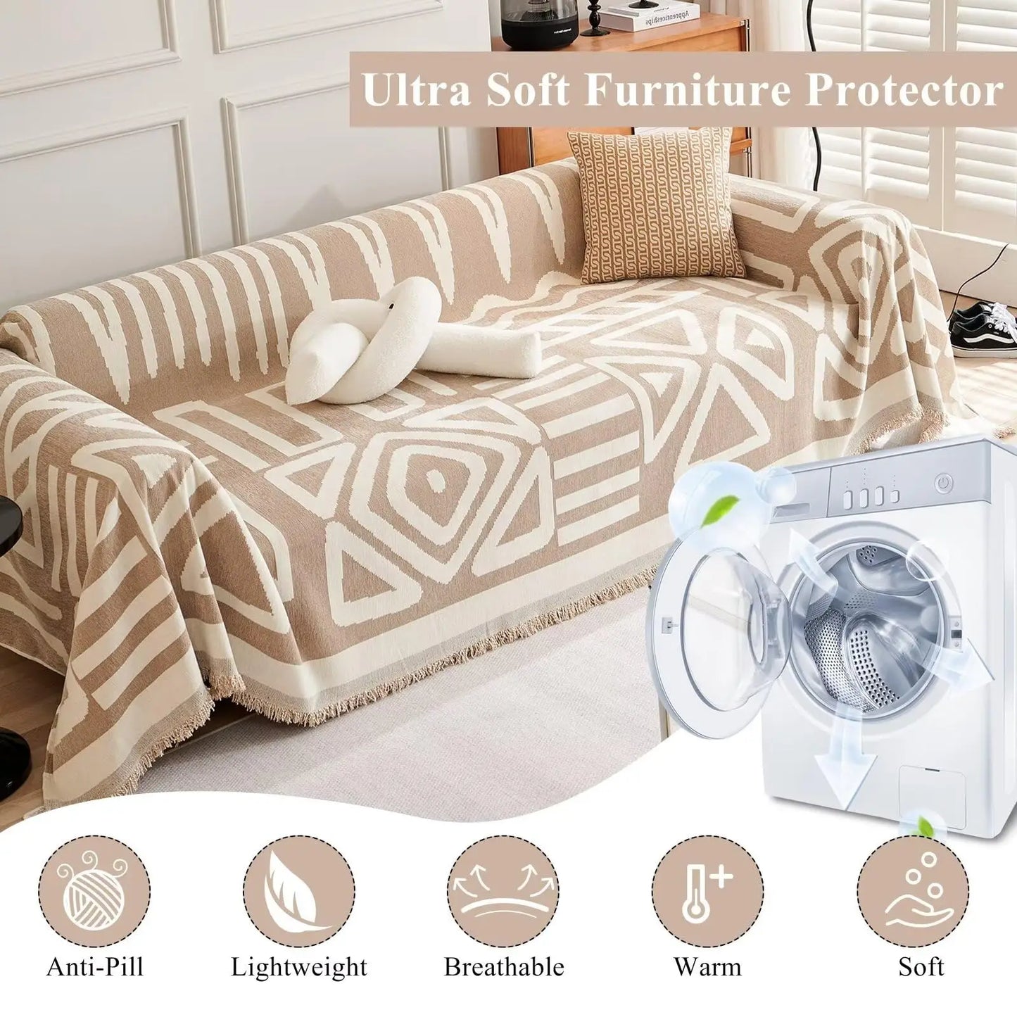 Boho Ultra Soft Couch Cover