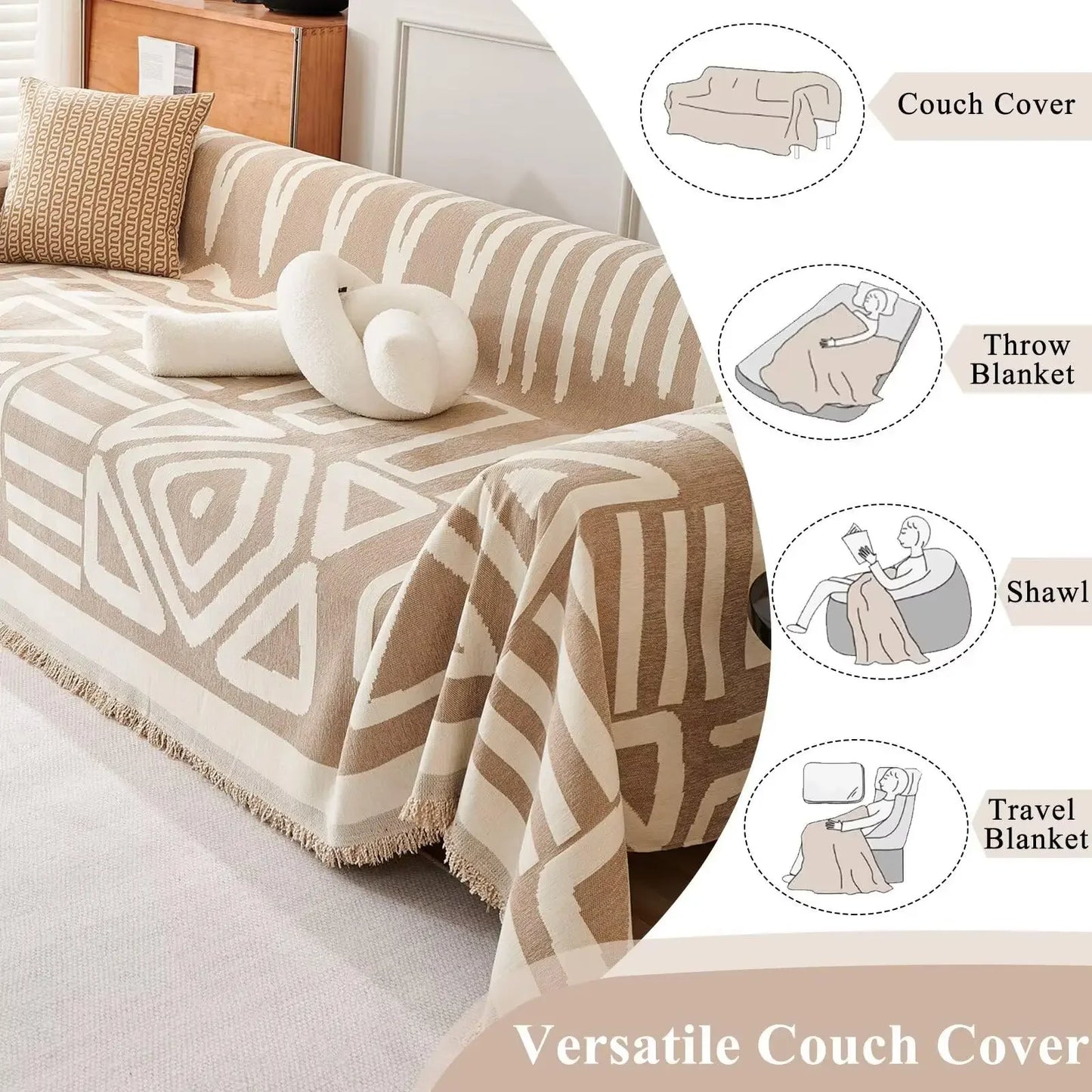 Boho Ultra Soft Couch Cover