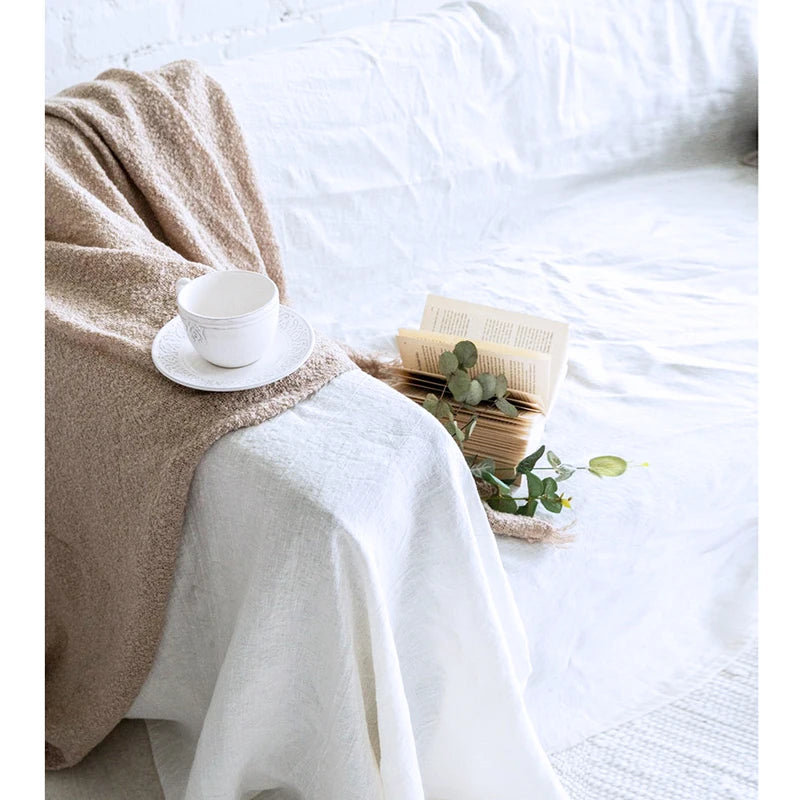 100% Linen Couch Cover
